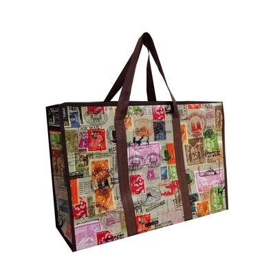 품질  CMYK 180g Non Woven Shopping Bag Custom Non Woven Bags For Shopping With Folding Handle 공장