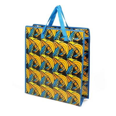 품질  Zipper Top Cmyk Panton Color Grocery Shopping Bag Pp Woven Bag  Washable Foldable 공장