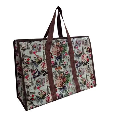 환경 친화적 인 쇼핑을 위해 사용자 지정 로고 또는 디자인 재활용 쇼핑 가방